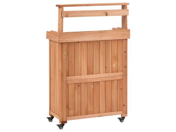 Pflanztisch ALTOLIA Braun - Massivholz - 70 x 119 x 40 cm