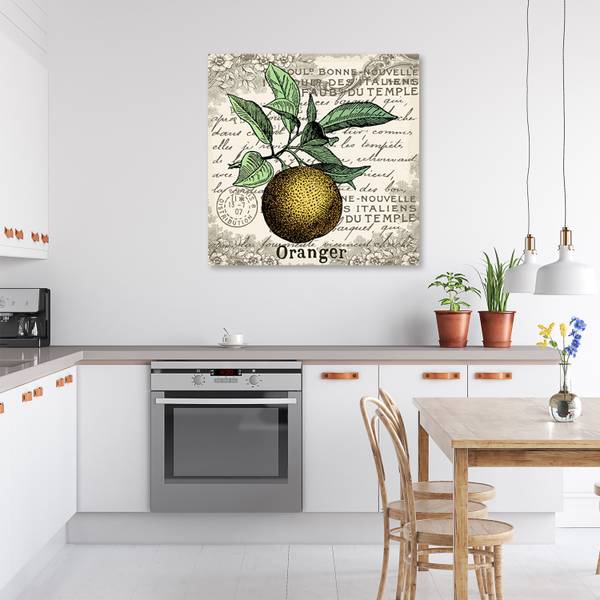 Wandbild vintage 60 x 60 cm