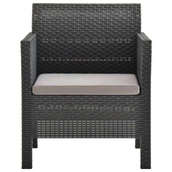 Garten-Lounge-Set 3067233 (3-teilig) Grau - Polyester - Polypropylen - 58 x 41 x 58 cm