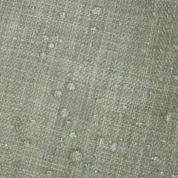 Poef Amara groen - geweven stof - 40 x 24 x 40 cm