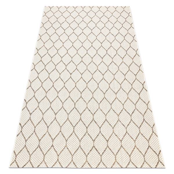 Teppich Sisal Boho 46211061 Trellis Beige - Polypropylen - 80 x 1 x 150 cm