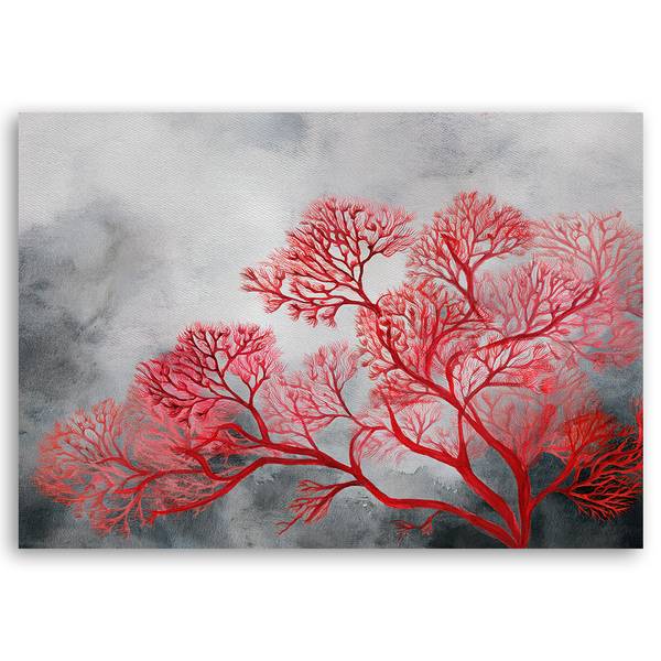 Wandbild bäume pflanzen 120 x 80 cm