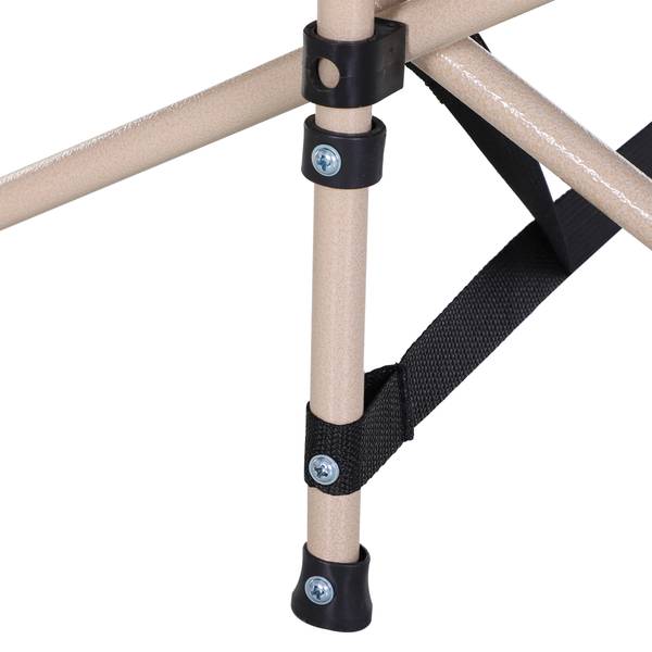 Campingbett A20-116BK Schwarz - Metall - 68 x 52 x 190 cm
