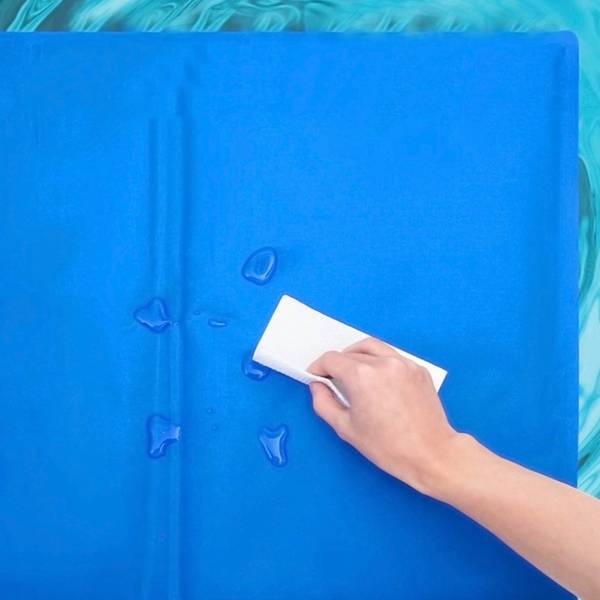 Hundematten Box Blau - Textil - 40 x 1 x 50 cm