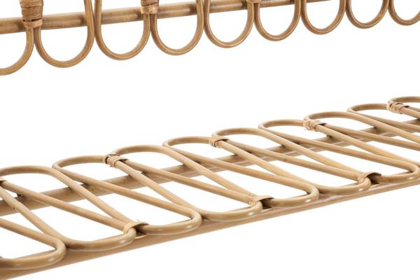 Bibliothèque de Panama Marron - Métal - 162 x 44 x 28 cm