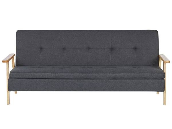 3-Sitzer Sofa TJORN Braun - Dunkelgrau - Grau
