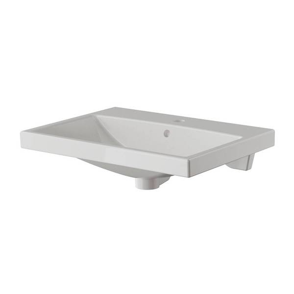 Waschtisch VILLATORO-66-14 Grau - Holzwerkstoff - 60 x 53 x 45 cm