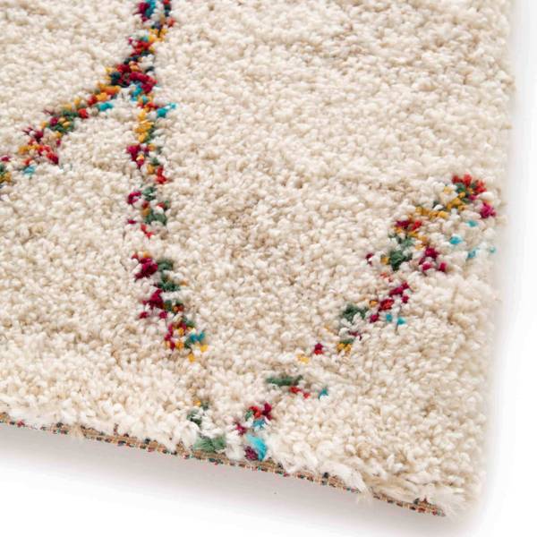 Teppich Asma Beige - Textil - 120 x 1 x 170 cm