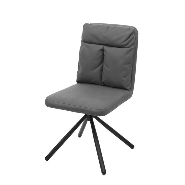 Esszimmerstuhl G58 (6er-Set) Grau - Textil - 50 x 90 x 65 cm