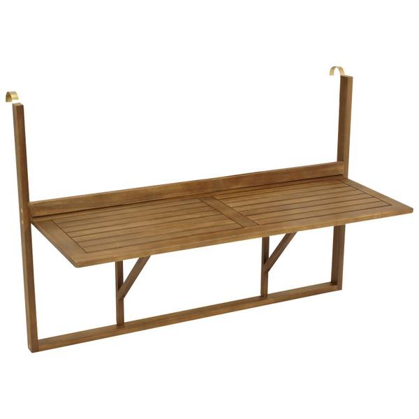 Balkonhängetisch 120x40cm, Akazienholz kaufen