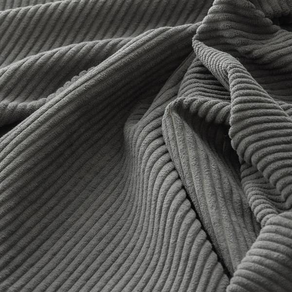 Schlafcouch FST101-DG Grau - Cord - Polyester - 107 x 32 x 177 cm