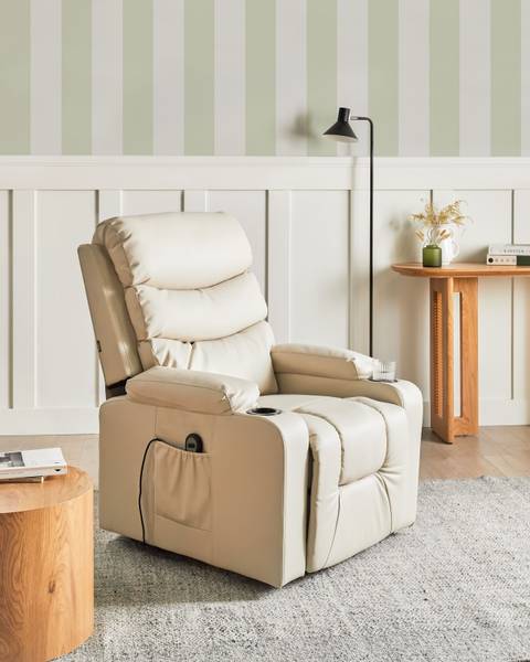 Fauteuil de relaxation ETER Beige