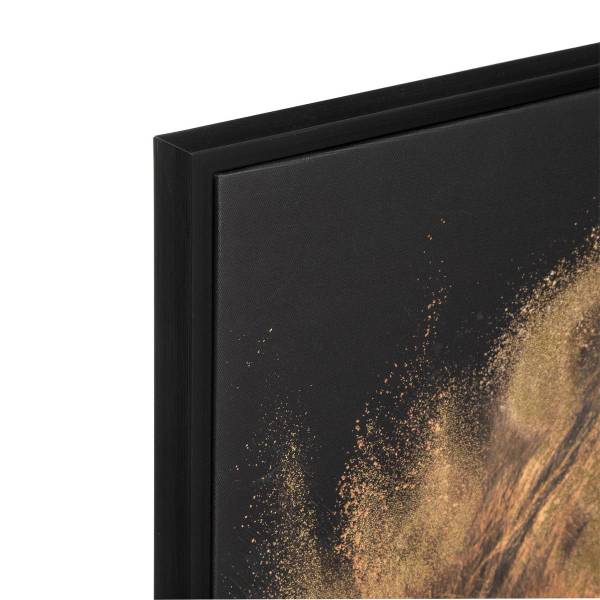 Tuch ANIMAUX Gold - Holzwerkstoff - 2 x 90 x 60 cm