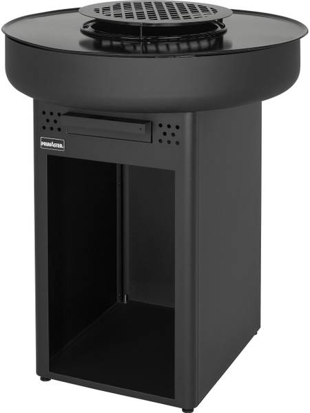 Holzkohlegrill BROOKSDALE Schwarz - Metall - 83 x 101 x 83 cm