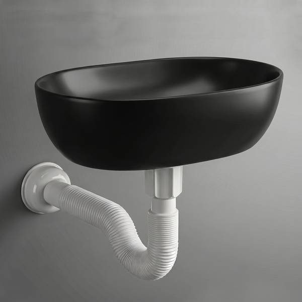Aufsatzwaschbecken ELIPSE 9319 Schwarz