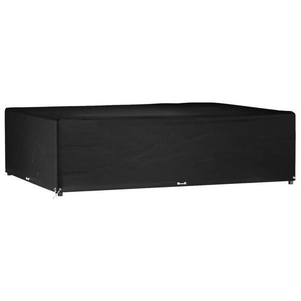 Gartenmöbel-Abdeckung DE694 Schwarz - Kunststoff - 200 x 75 x 300 cm