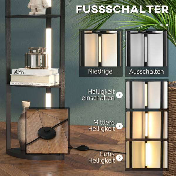 Stehlampe B31-465V90BK Schwarz