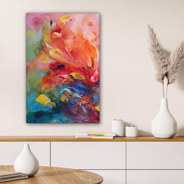 LEINWANDBILD Ölgemälde 60 x 90 cm