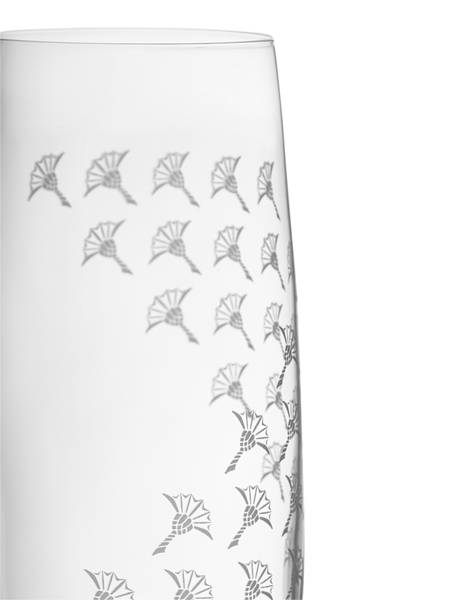 JOOP! FADED CORNFLOWER Champagnergläser Kristallglas - 6 x 25 x 1 cm