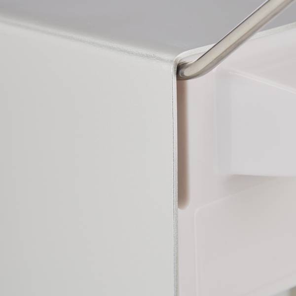 Eurospender 500 ml Silber - Weiß - Aluminium - 15 x 35 x 34 cm