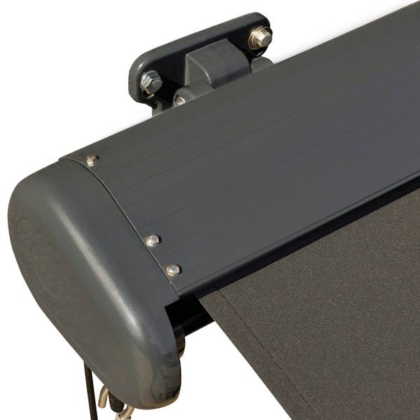 Markise 840-226V90 Grau - Kunststoff - 250 x 100 x 300 cm