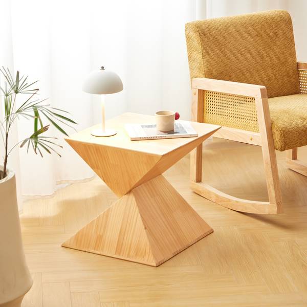 Beistelltisch EMDEN Braun - Massivholz - 45 x 45 x 45 cm