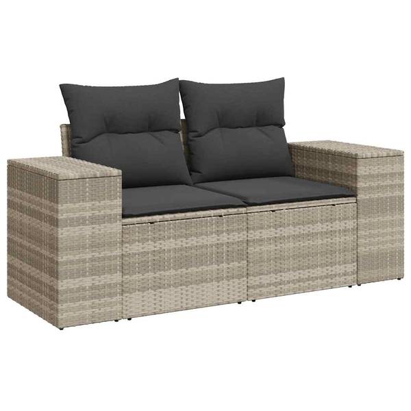 Garten-Lounge-Set 3034545-2 11-teilig Hellgrau