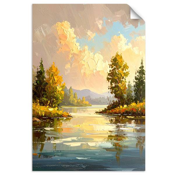 Wandsticker Landschaft 70 x 100 cm