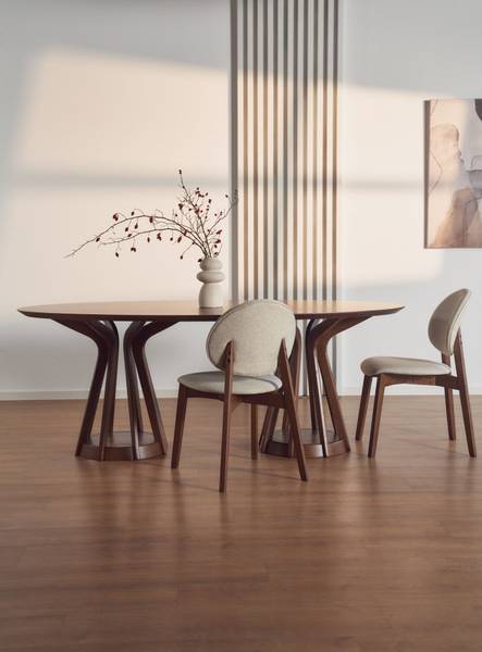 Esstisch STENNE Braun - Holzwerkstoff - 200 x 75 x 110 cm