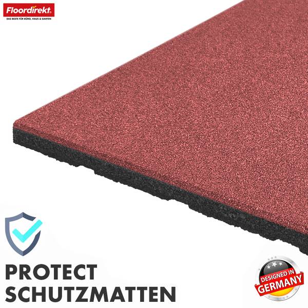 Fallschutzmatte Play Protect Rot