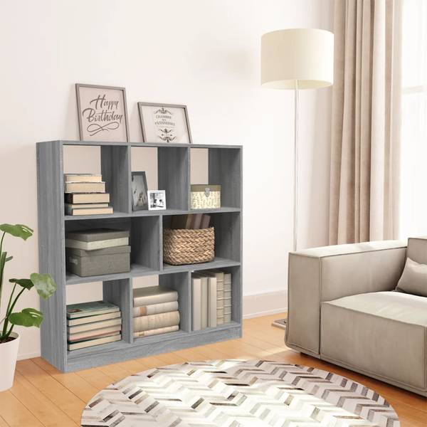 Boekenkast 298505 lichtgrijs