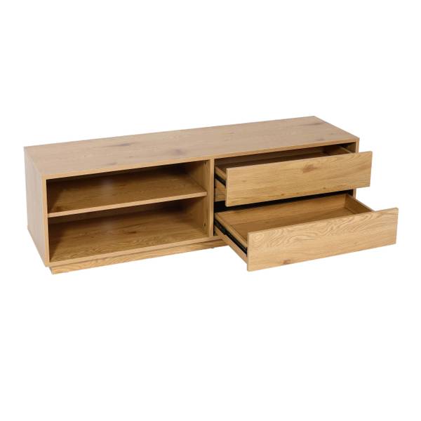 TV-rek J78 eikenhouten look