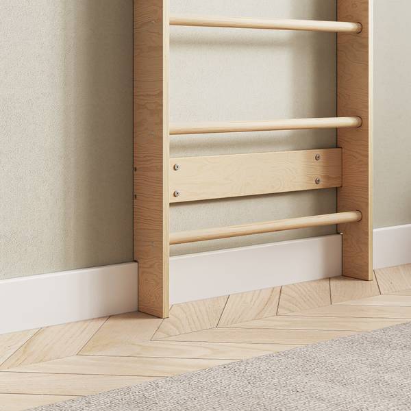 Sprossenwand EVERGYM Braun - Holzwerkstoff - 67 x 238 x 11 cm
