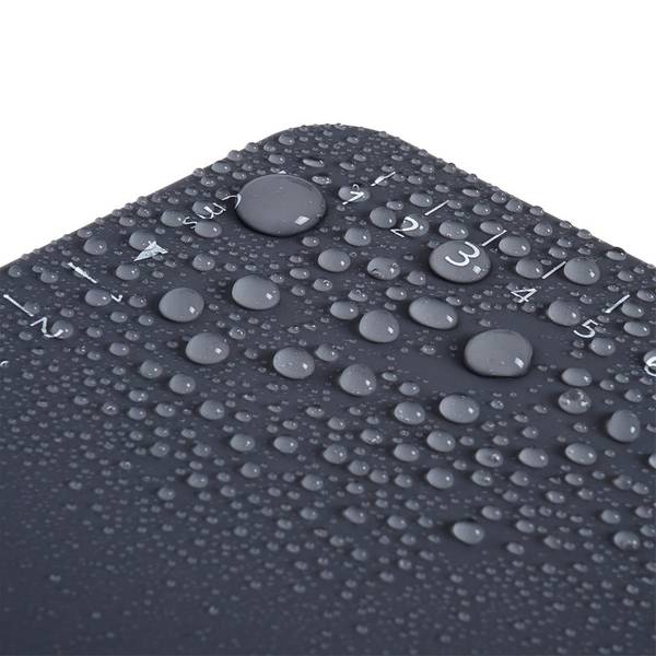 Nudelholz mit Backmatte 2-tlg. Set279001 Grau - Silikon - 5 x 38 x 5 cm
