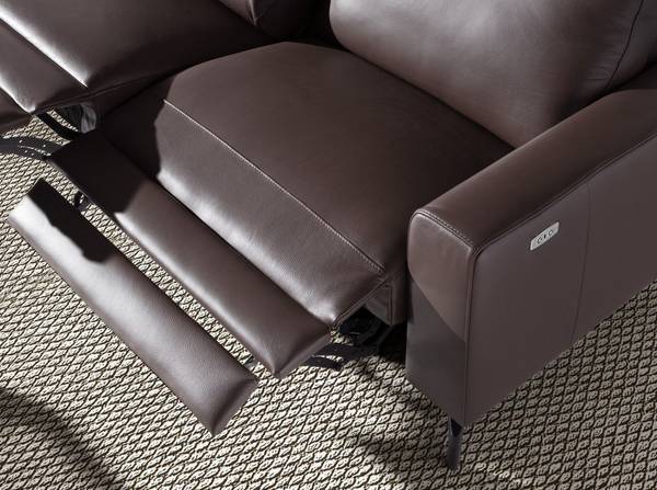 3-Sitzer Relaxsofa, Braun Breite: 206 cm