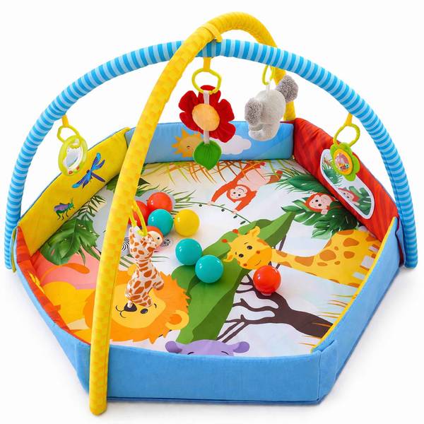 Spielbogen Jungle Palenquo Gelb - Textil - 62 x 50 x 10 cm