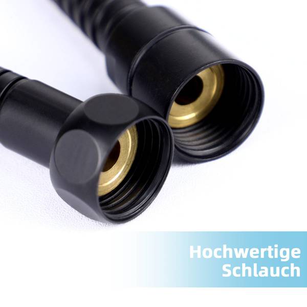 Duschkopf Kiora 3 tlg. Schwarz