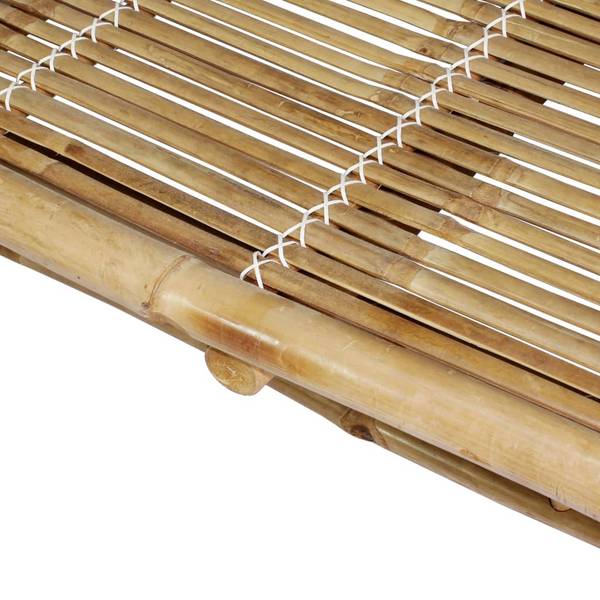 Sonnenliege 43715 Braun - Bambus - 130 x 87 x 200 cm