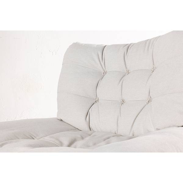 Sessel Florens Weiß - Holz teilmassiv - 105 x 108 x 104 cm