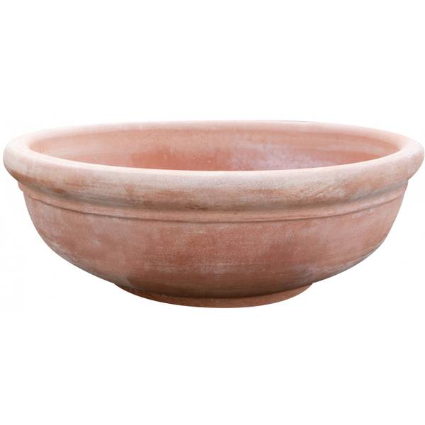 Bloempot XL BOTANISCH bruin - terracotta - 80 x 29 x 80 cm