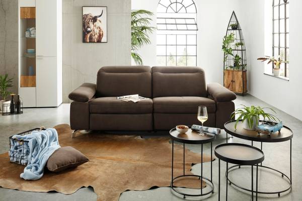 Regal ALFONS Beige - Schwarz - Metall - Holz teilmassiv - 56 x 187 x 37 cm