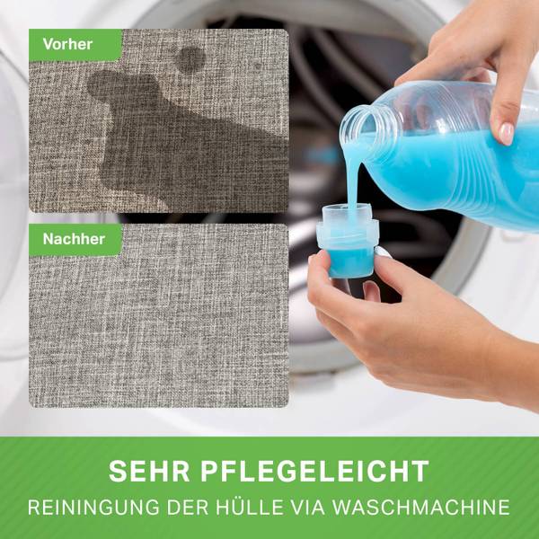 Indoor Sitzsack "Home Linen" - 300 Liter Hellgrau
