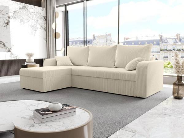 Schlafsofa ONABIA Beige - Textil - 240 x 80 x 139 cm