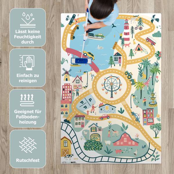 KINDERTEPPICH Abenteuer 120 x 180 cm