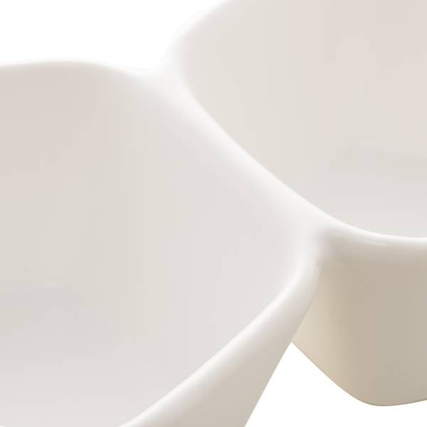 Porcelaine Appetizer Kleine aufgesetzte Weiß