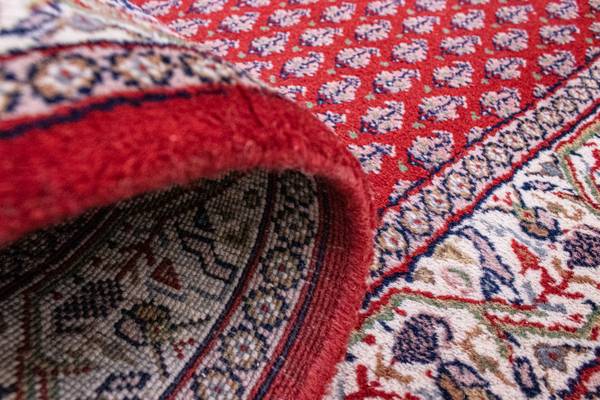 Orientteppich Läufer Oriental Rot - Wolle - 82 x 1 x 348 cm