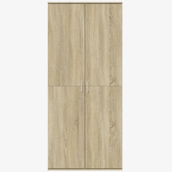 Highboard DE7296 Braun - Holzwerkstoff - 80 x 180 x 35 cm