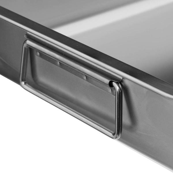Rotisserie-Gericht BASIC Silber - Metall - 29 x 7 x 39 cm