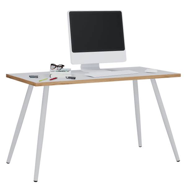 Schreibtisch Salia 110x50 Eiche - Weiß