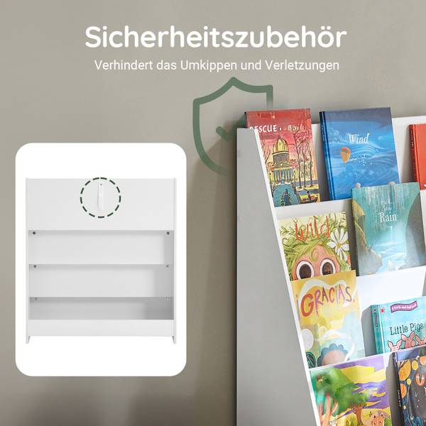 Bücherregal kinder KMB32-W Weiß